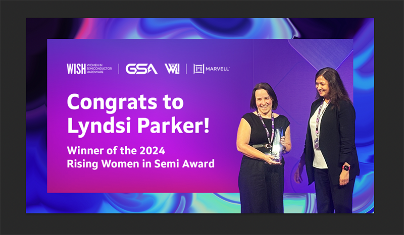 Lyndsi Parker, Winner of the 2024 Rising Women in Semi Award at the GSA WISH Conference